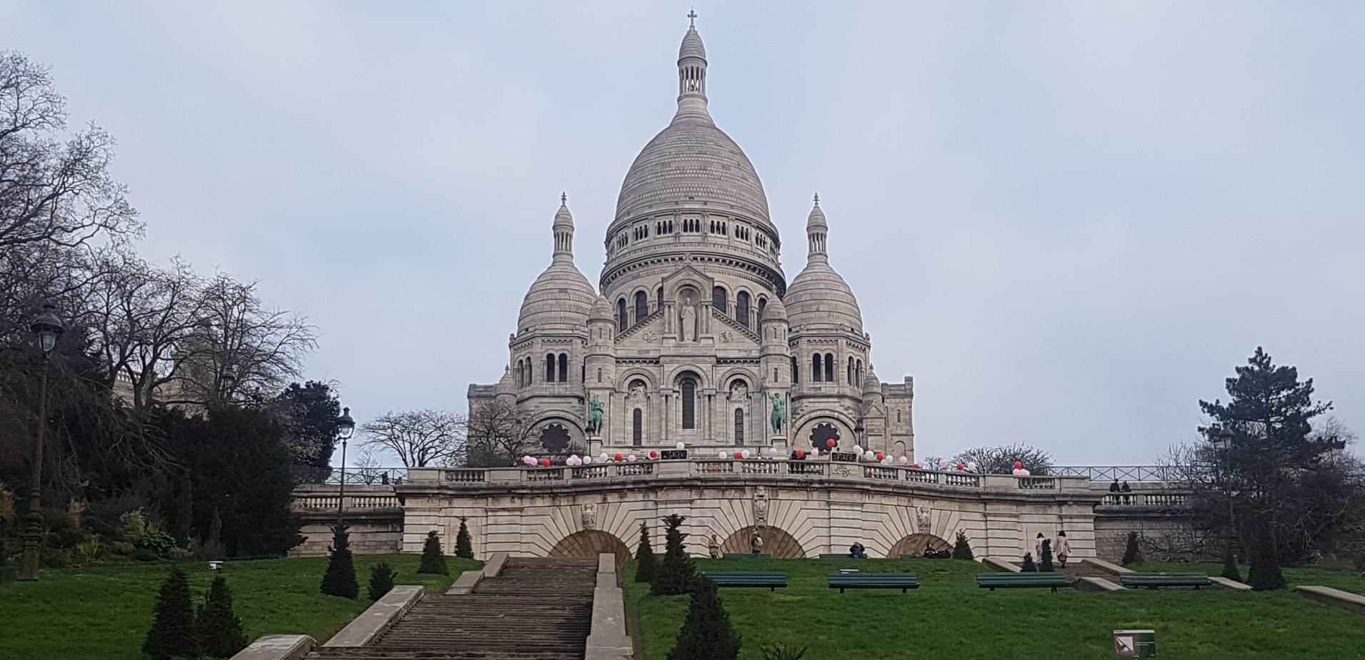 Montmartre street and stairs